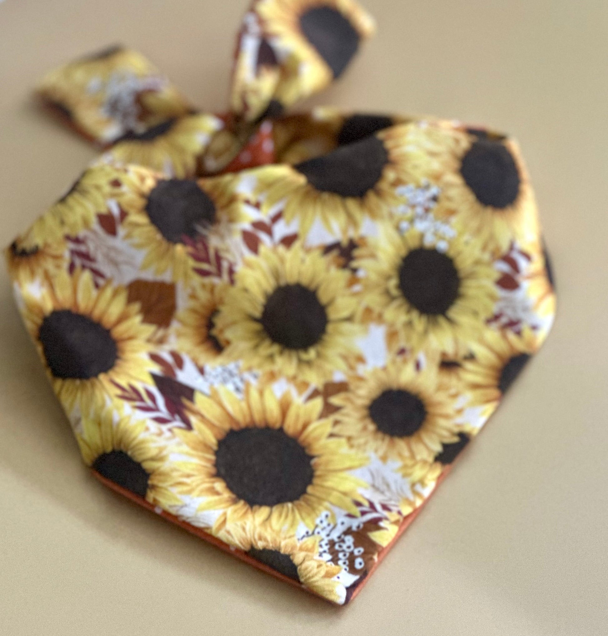 Sunflower Dog Bandana Dog Bandana Happy Tails Outfitters