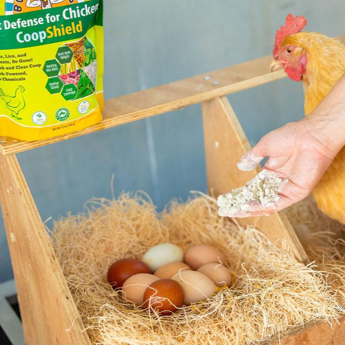 CoopShield—Herbal Pest Defense for Chickens Buff Clucks