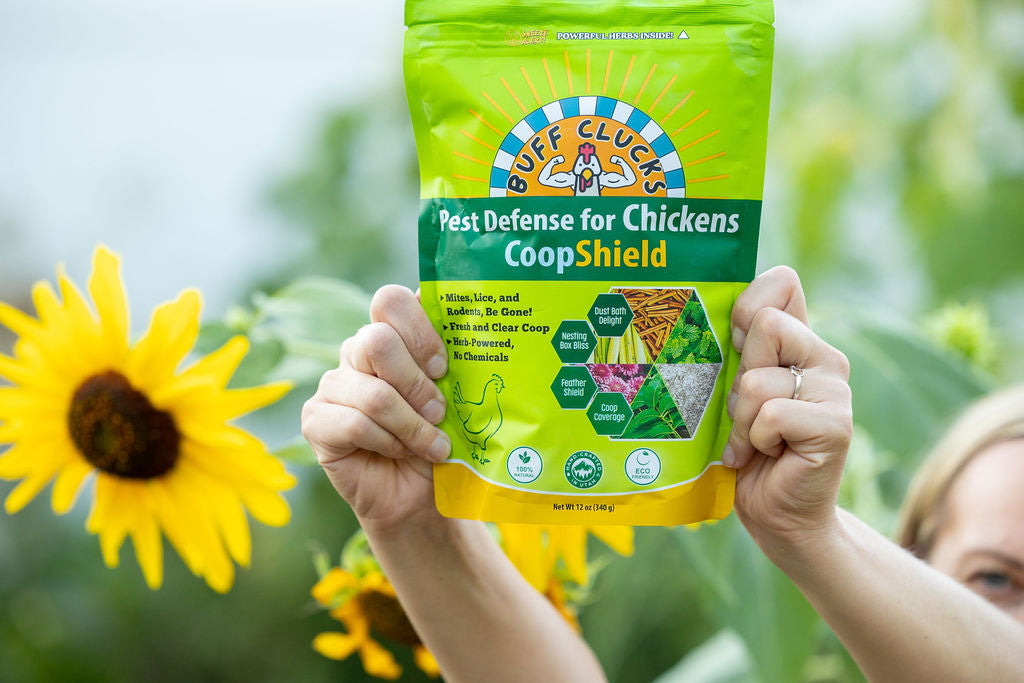 CoopShield—Herbal Pest Defense for Chickens Buff Clucks