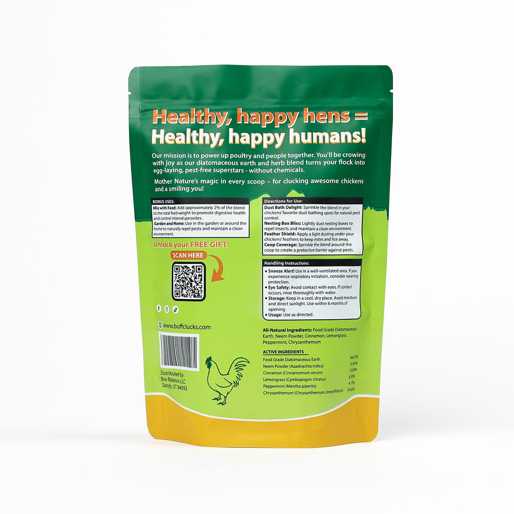 CoopShield—Herbal Pest Defense for Chickens Buff Clucks