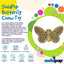 Butterfly Nylon Chew & Enrichment Toy | 2-in-1 for Aggressive Chewers | SodaPup Nylon Dog Toys SodaPup/True Dogs, LLC