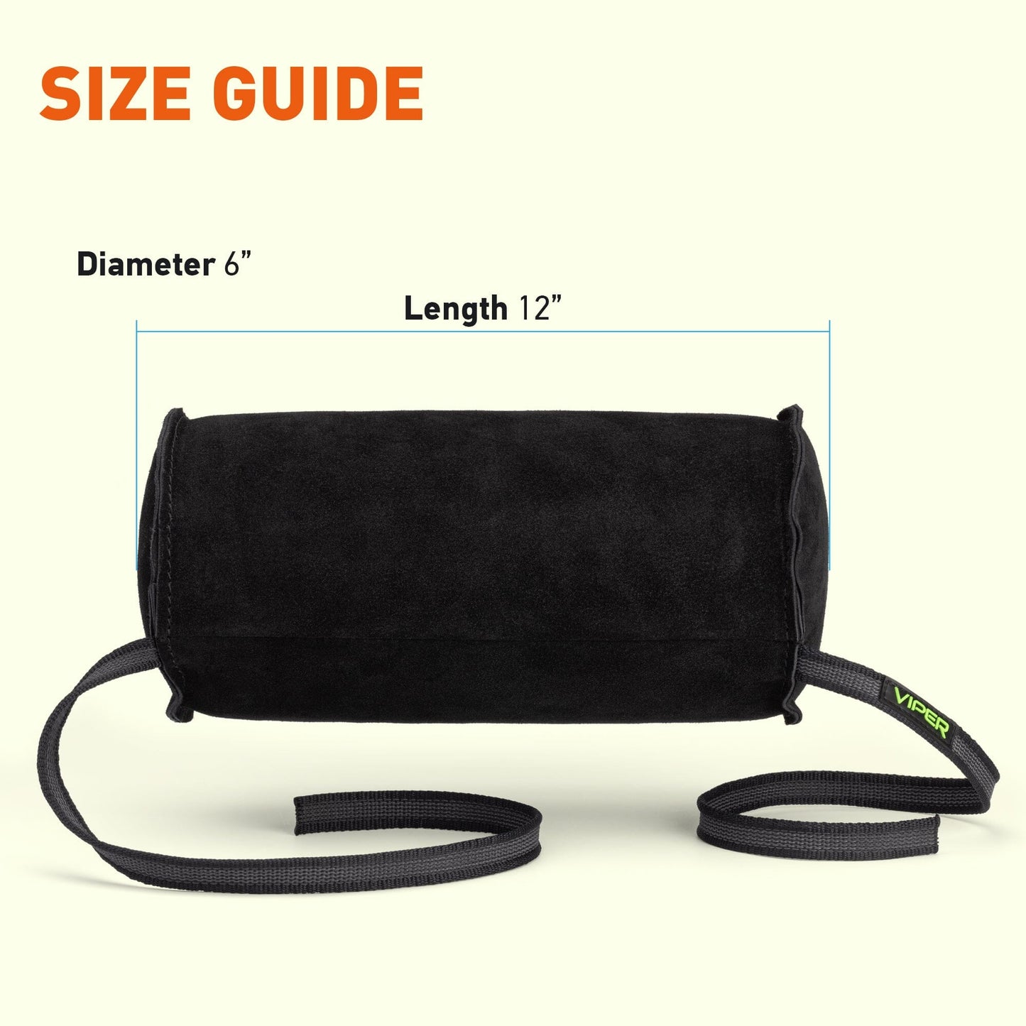 Viper Leather Cylinder Bite Roll Dog Toys Dogline