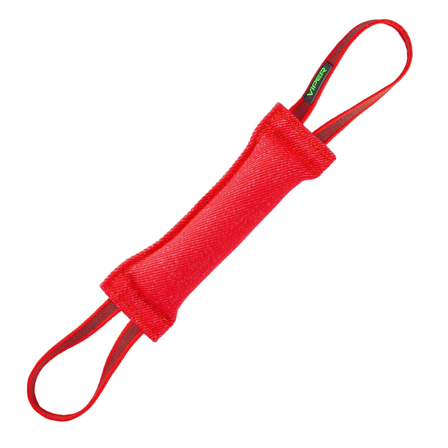 Viper French Linen Tug Red 12in L x 2in W Dog Toys Dogline
