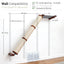 Slanted Cat Scratcher for Wall Cat Scratcher Catastrophic Creations