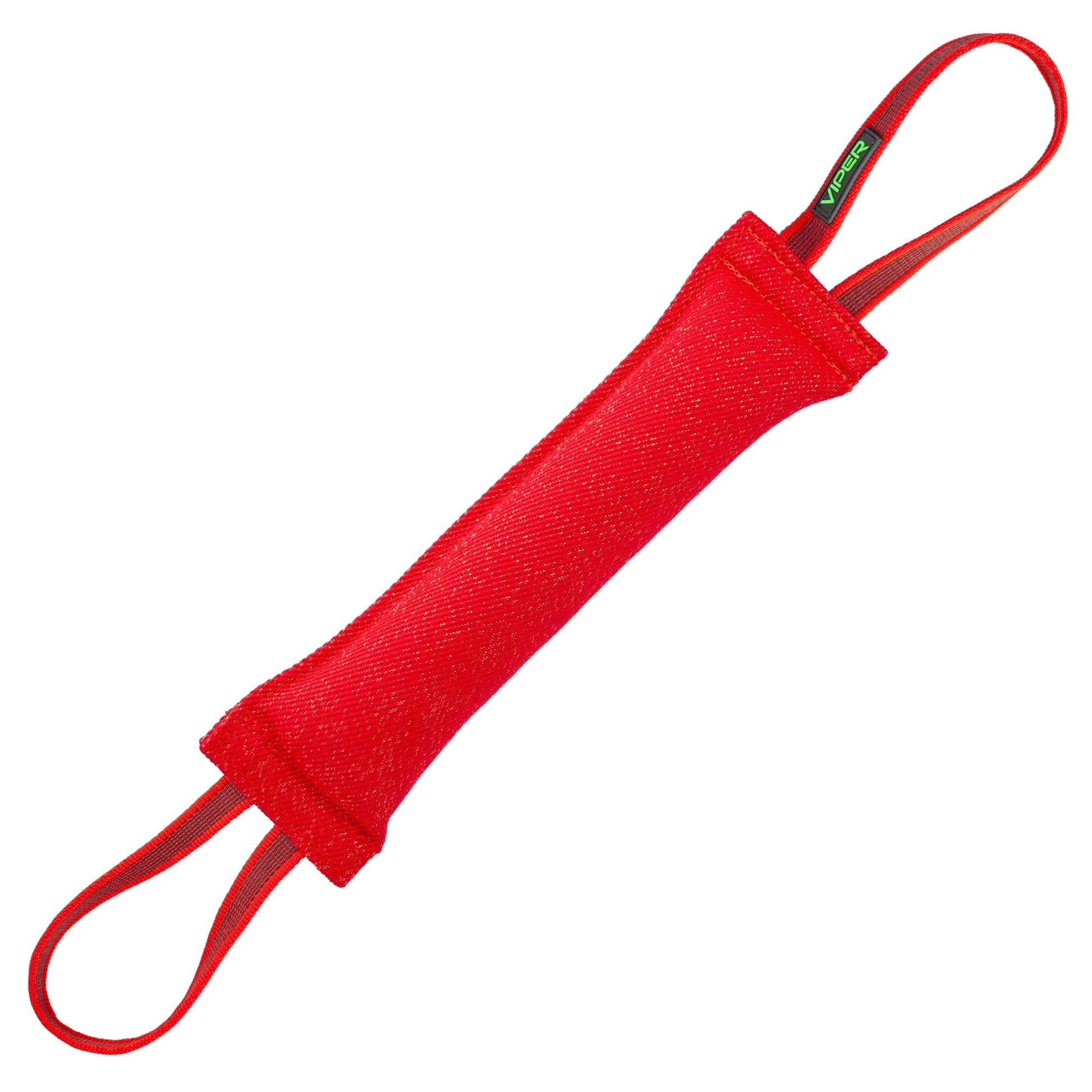 Viper French Linen Tug Red 16in L x 2.5in W Dog Toys Dogline