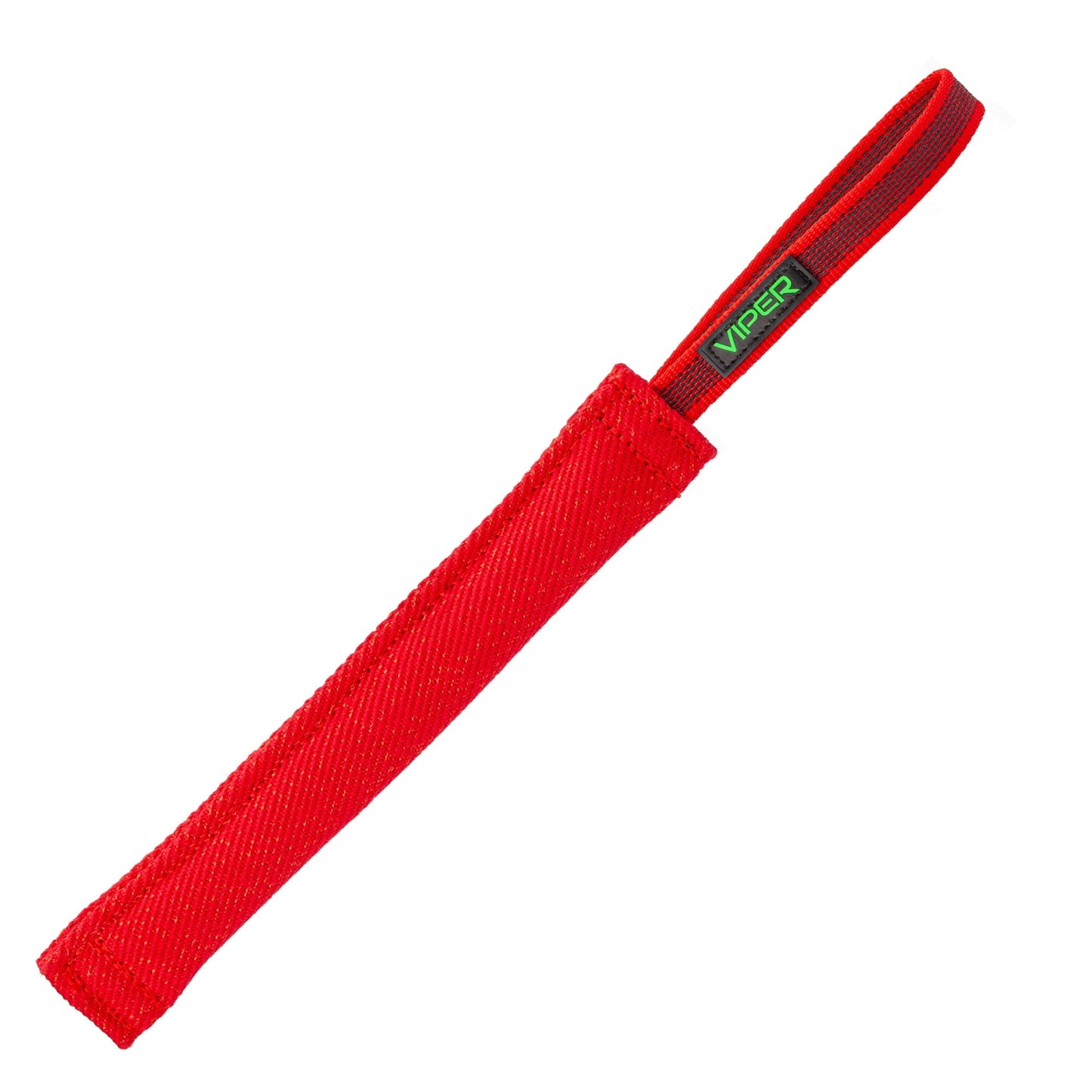 Viper French Linen Tug Red 12in L x 1.5in W Dog Toys Dogline