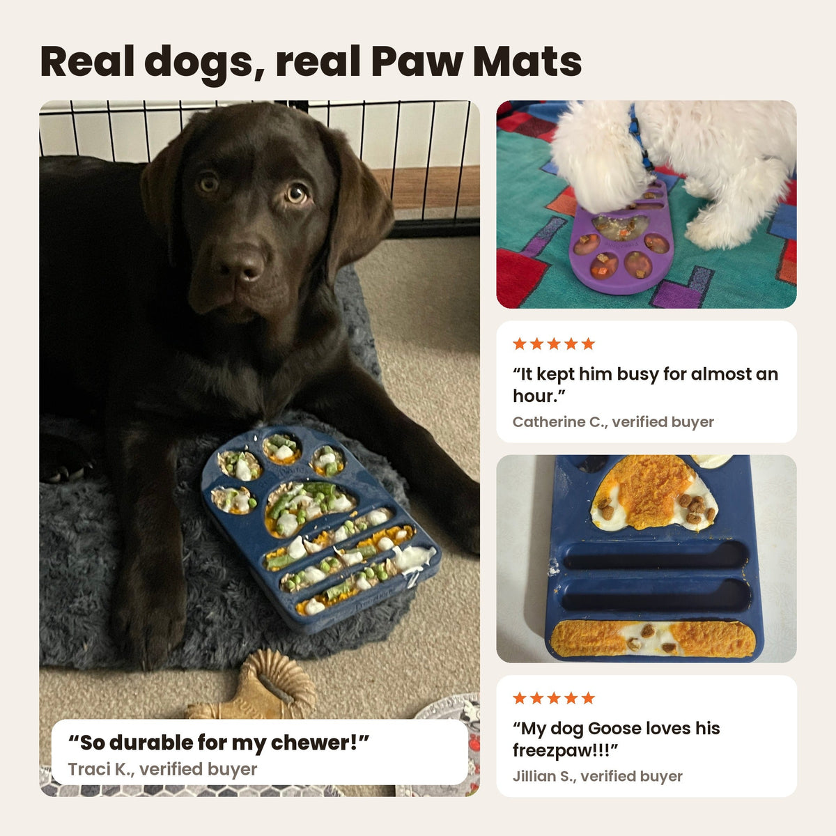 FreezPaw Mat - Calming Slow Feeder Freezbone