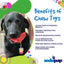 Cherry Pie Nylon Dog Chew Toy for Aggressive Chewers | USA Made | SodaPup Nylon Dog Toys SodaPup/True Dogs, LLC