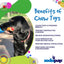 Hot Dog Nylon Dog Toy for Aggressive Chewers | USA Made | SodaPup Nylon Dog Toys SodaPup/True Dogs, LLC