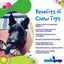 Vampire Bat Nylon Dog Chew Toy for Aggressive Chewers | USA Made & FDA Compliant Nylon Dog Toys SodaPup/True Dogs, LLC