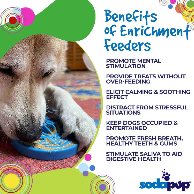 Air Nylon eCoin Lick Mat for Dogs - Durable Enrichment Toy | SodaPup ECOIN SodaPup/True Dogs, LLC