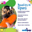 Bottle Top Flyer Rubber Frisbee for Dogs | Orange | Vet Approved | USA Made Rubber Dog Toys SodaPup/True Dogs, LLC