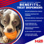 Roasted Turkey Dog Chew Toy & Treat Dispenser - USA Made | SodaPup Rubber Dog Toys SodaPup/True Dogs, LLC