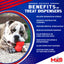 Snowman Dog Toy - Durable Winter Chew Toy for Large Dogs | USA Made Rubber Dog Toys SodaPup/True Dogs, LLC
