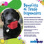 Gift Box eDispenser - Durable Rubber Treat Dispenser for Dogs | USA Made Rubber Dog Toys SodaPup/True Dogs, LLC