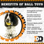 Industrial Dog Ball Rubber Chew Toy for Heavy Chewers | Yellow | USA Made | SodaPup Rubber Dog Toys SodaPup/True Dogs, LLC