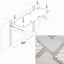 Hanging Cat Bed Hammock Sand Print Canvas 26" Cat Hammock Catastrophic Creations