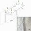 Hanging Cat Bed Hammock Gray Splashes Canvas 26" Cat Hammock Catastrophic Creations