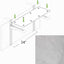 Hanging Cat Bed Hammock Light Grey Canvas 26" Cat Hammock Catastrophic Creations