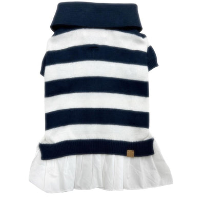 ‘Gladys’ Cashmere blend Polo Dress Sweater BESPOKE PAWS