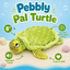 Pebbly Pal Plush Dog Toy with Squeaker 8" Pebbly Pal Turtle Dog Toys Dogline