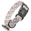 Dogline Biothane Full Color Design Printed Dog Collar with Quick Release Buckle Dreamcatchers W 3 4" x L 12"-19" Dog Collars Dogline