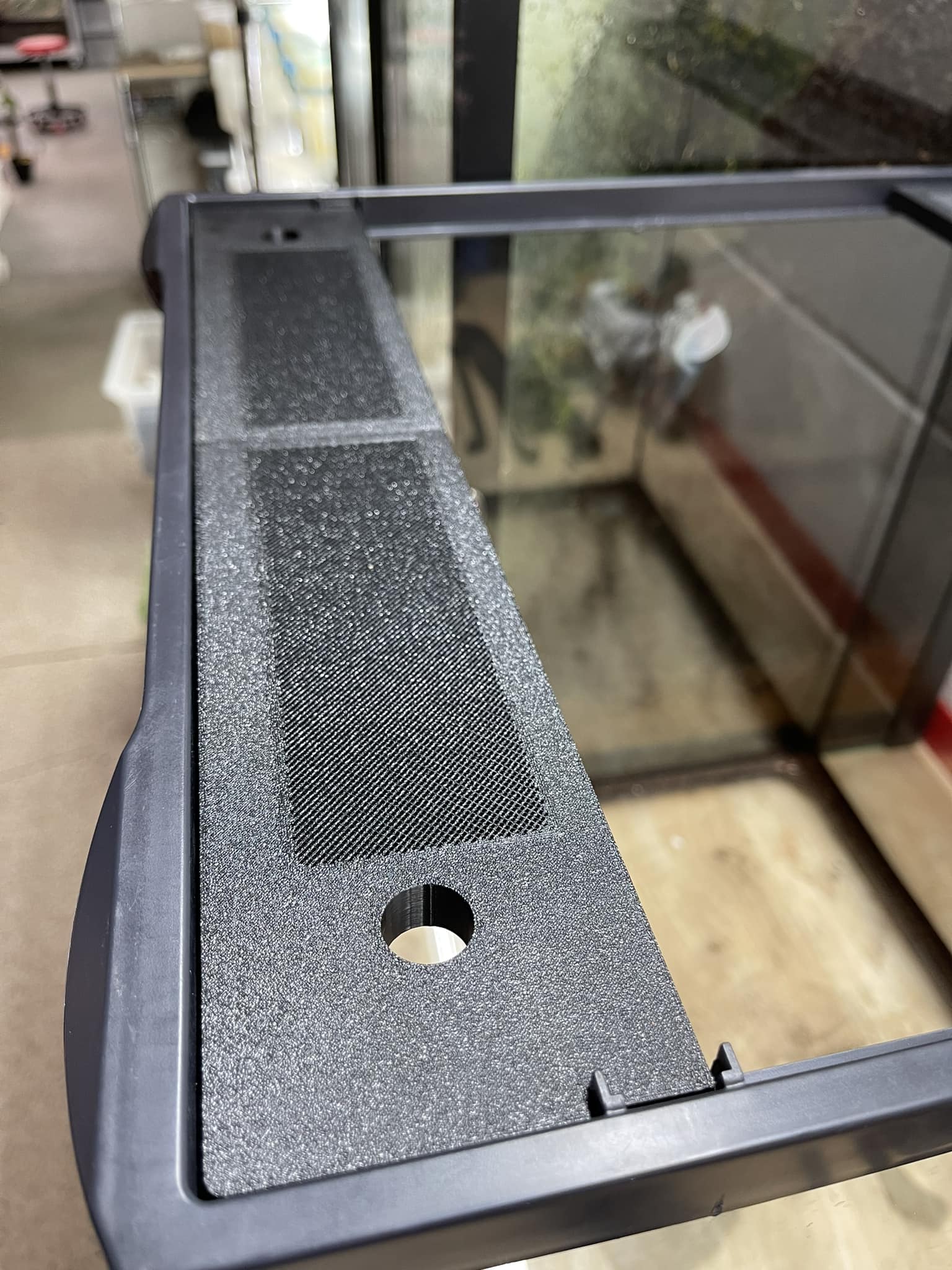 Custom Replacement Top for 18" Exo Terra Terrariums – Humidity Retaining with Fly-Proof Ventilation Thrive Ecosystems