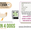 Chicken and Salmon Combo - case includes 24, 8oz meals Dog Food Din Din 4 Dogs