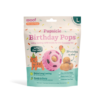 Birthday Pops Large Woof