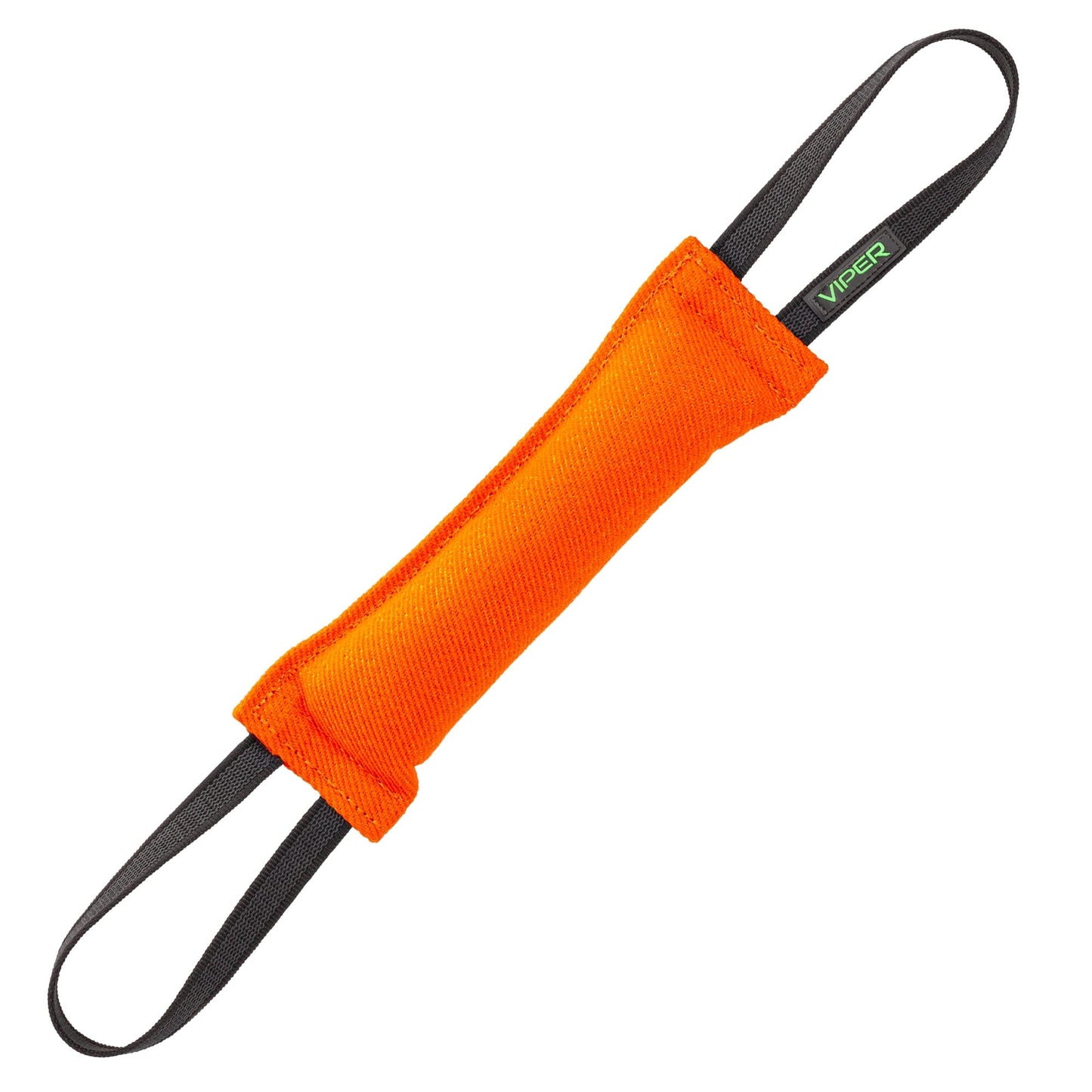 Viper French Linen Tug Orange 12in L x 2in W Dog Toys Dogline