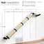 Slanted Cat Scratcher for Wall Onyx Bamboo 4-Tier Single Natural Canvas Cat Scratcher Catastrophic Creations
