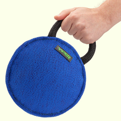 Viper French Linen Round Bite Pillow Dog Toys Dogline