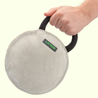 Viper Leather Round Bite Pillow Dog Toys Dogline