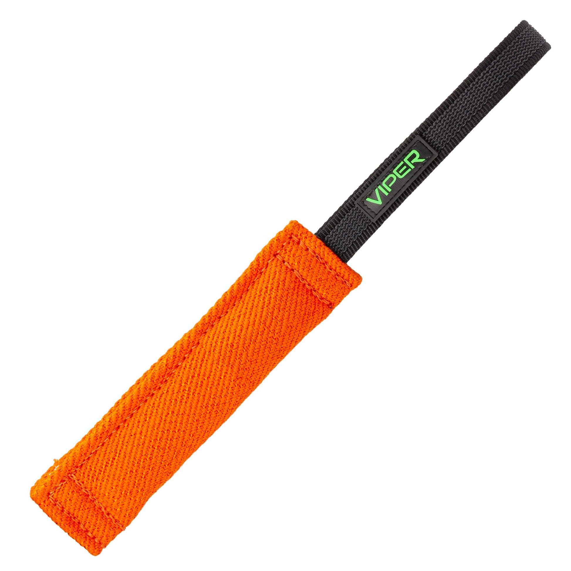 Viper French Linen Tug Orange 8in L x 1.5in W Dog Toys Dogline