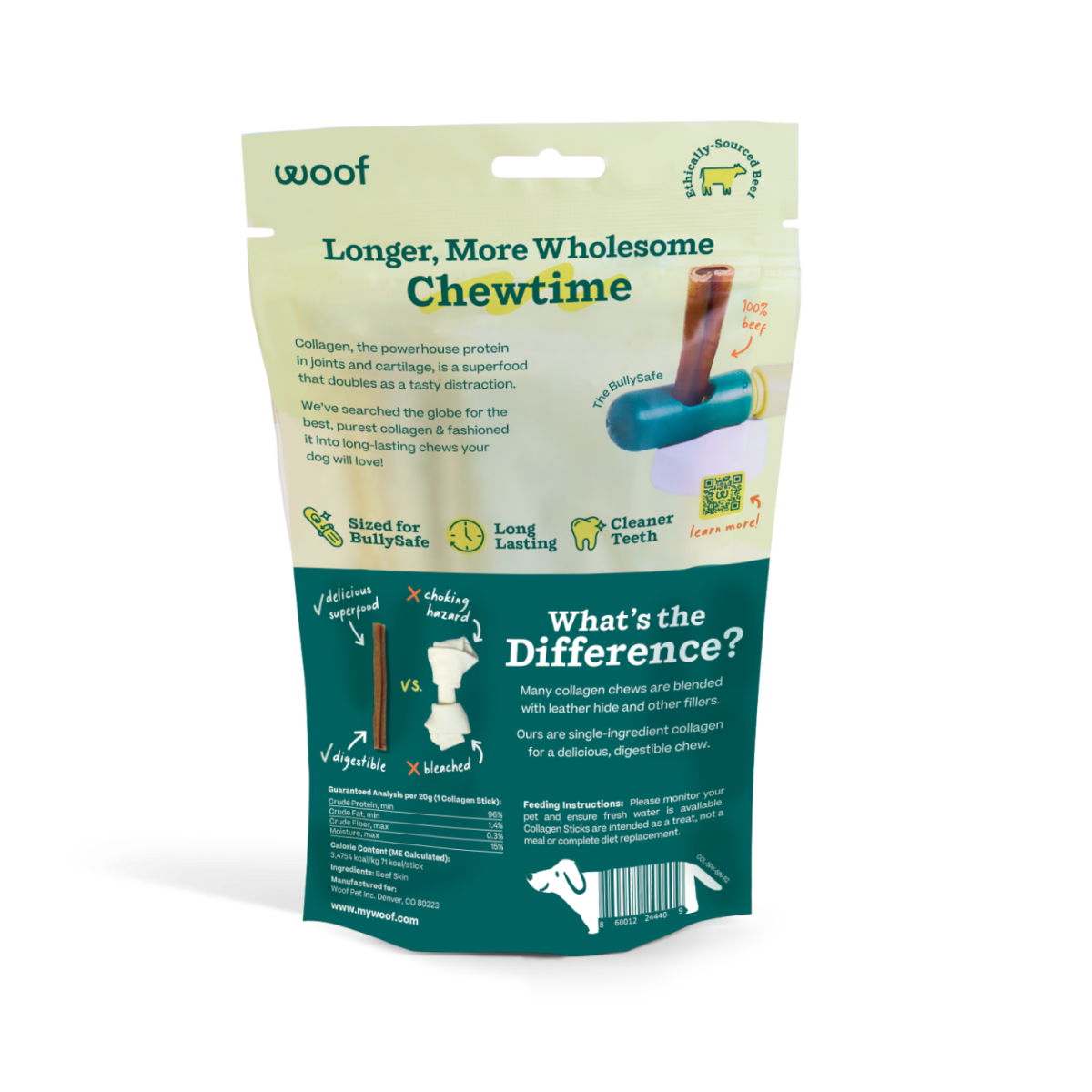 BullySafe Chews - Pure Collagen Woof