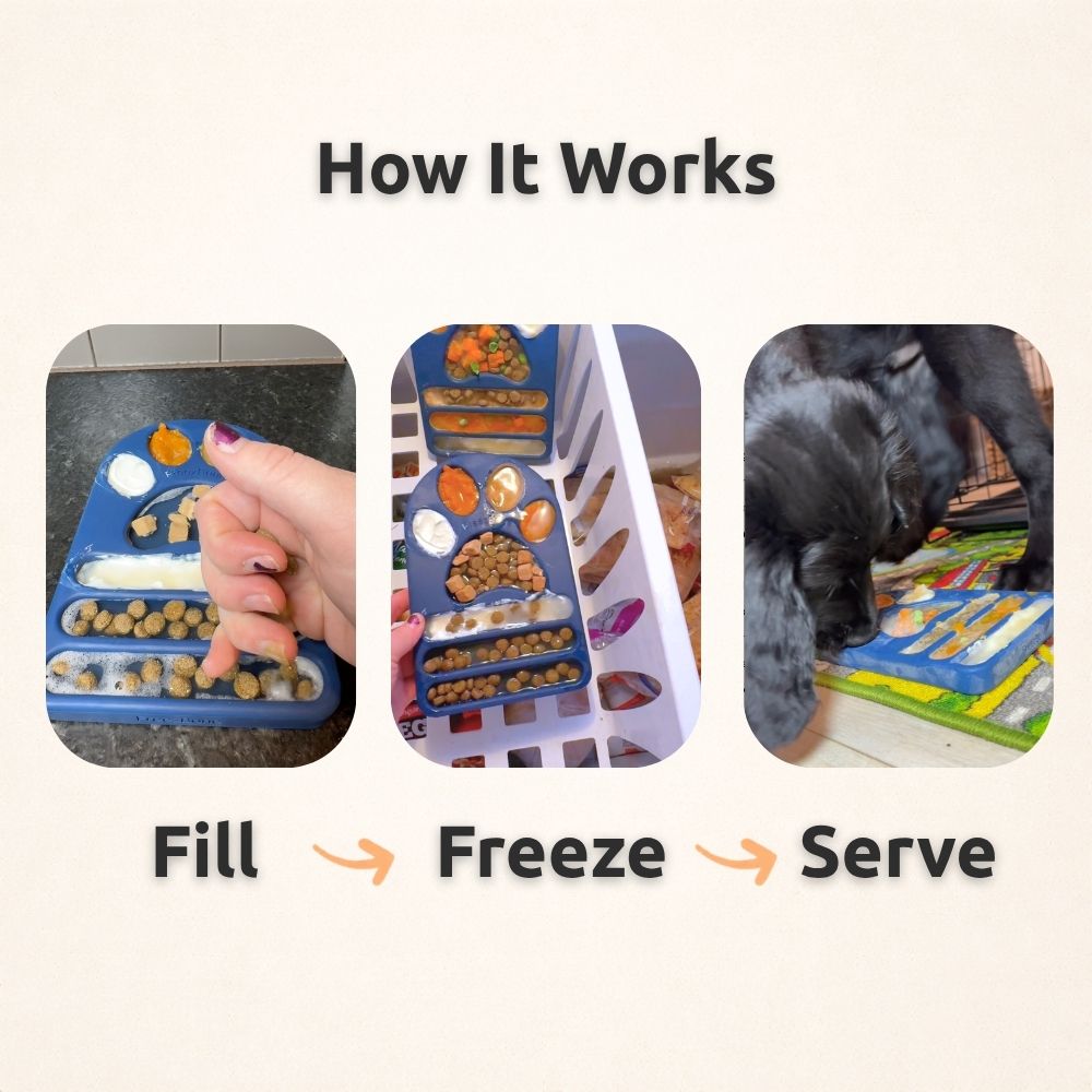 FreezPaw Mat - Calming Slow Feeder Freezbone
