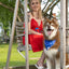 Patriotic Dog Bandana bandana Aria the Fox