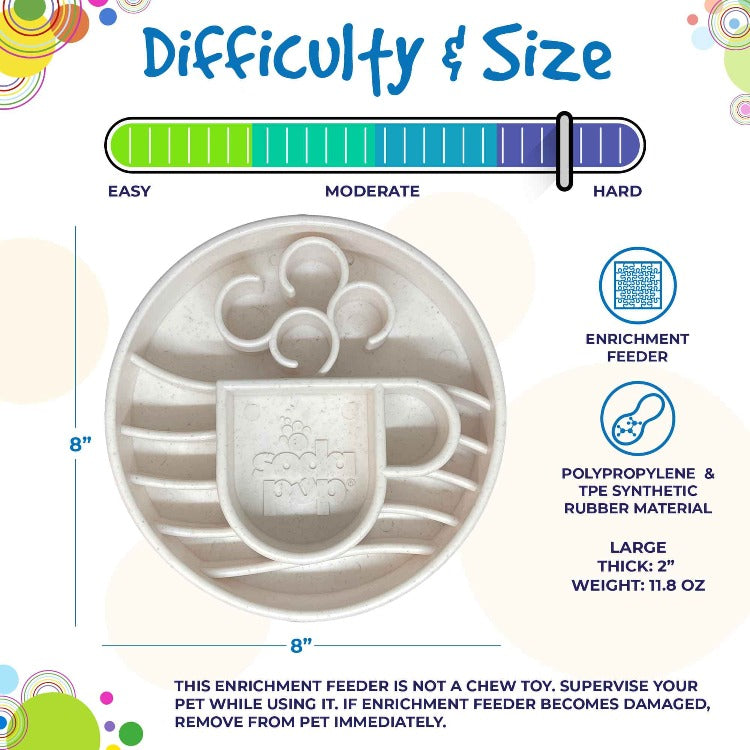 Java eBowl Deep Slow Feeder Dog Bowl for Enrichment | USA Made EBOWL SodaPup/True Dogs, LLC