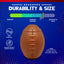 Football Dog Chew Toy & Treat Dispenser - USA Made | SodaPup Rubber Dog Toys SodaPup/True Dogs, LLC