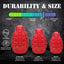USA-K9 Grenade Rubber Dog Chew Toy | K9 Handler eDispenser Toy | Red & Blue | USA Made Rubber Dog Toys SodaPup/True Dogs, LLC