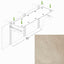 Hanging Cat Bed Hammock Khaki Canvas 34" Cat Hammock Catastrophic Creations