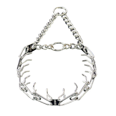 Herm Sprenger - ULTRA-PLUS Training Collar with Center-Plate and Assembly Chain - Standard Version - Chrome Collars, Prong/Pinch Dog Collars Dogline