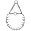Herm Sprenger - ULTRA-PLUS Training Collar with Center-Plate and Assembly Chain - Short Version – Chrome 2 rings Collars, Prong/Pinch Dog Collars Dogline