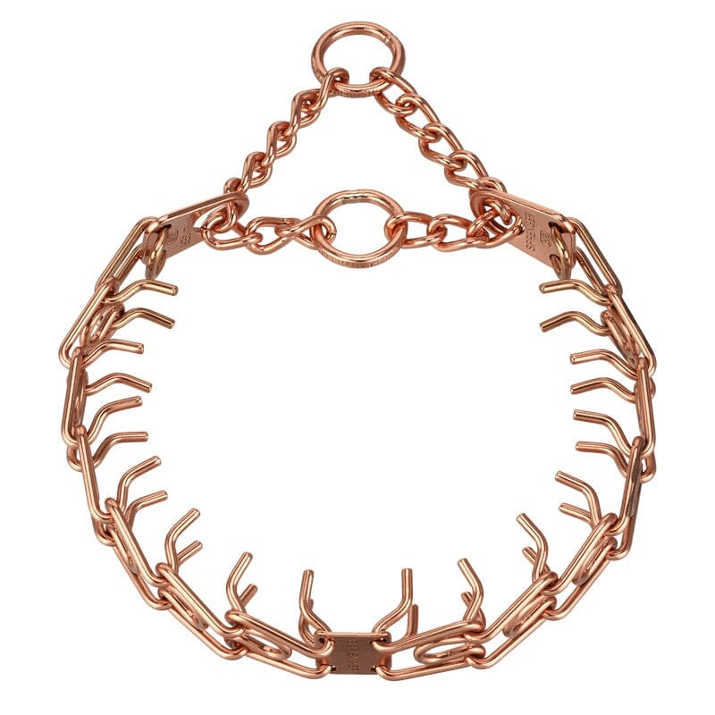 Herm Sprenger - ULTRA-PLUS Training Collar with Center-Plate and Assembly Chain - Short Version – Curogan Collars, Prong/Pinch Dog Collars Dogline