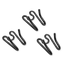 Herm Sprenger - ULTRA-PLUS Training Collar Middle Links for Lengthening (3-Pack) - Black Stainless Steel 3-pack - Gauge 4.0mm x 2" (5cm) Collars, Prong/Pinch Dog Collars Dogline