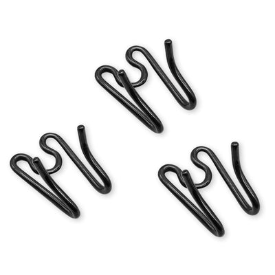 Herm Sprenger - MICRO-PLUS Training Collar 1.5 mm Middle Links for Lengthening - Black Stainless Steel 3-Pack Collars, Prong/Pinch Dog Collars Dogline