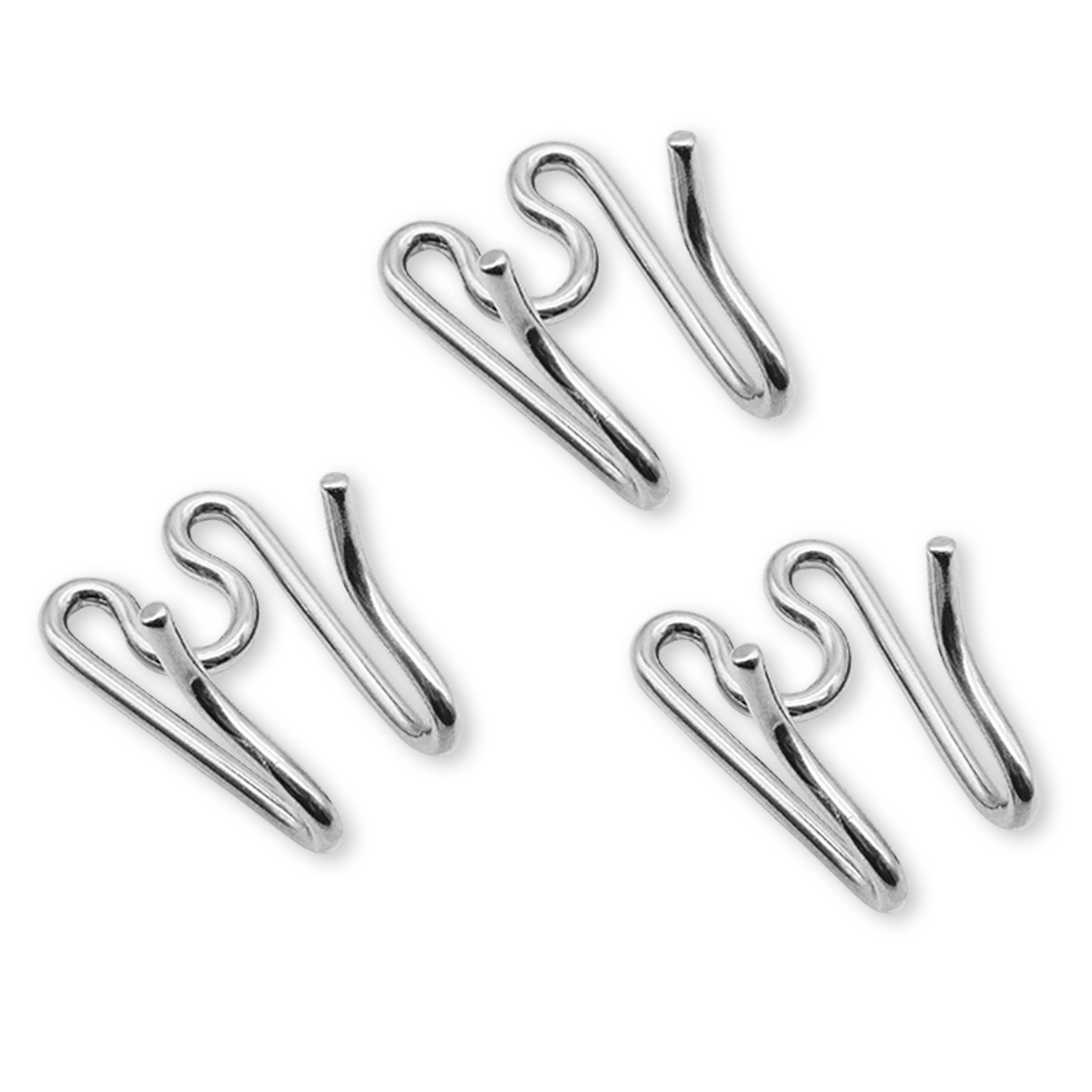 Herm Sprenger - ULTRA-PLUS Training Collar Middle Links for Lengthening (3-Pack) - Stainless Steel 3-pack - Gauge 4.0mm x 2" (5cm) Collars, Prong/Pinch Dog Collars Dogline