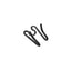 Herm Sprenger - Extra Links for Lengthening - Micro Prong - Black Stainless steel, 1.5 mm 1 piece Gauge 1.5 mm x 0.8" (2cm) Collars, Prong/Pinch Dog Collars Dogline