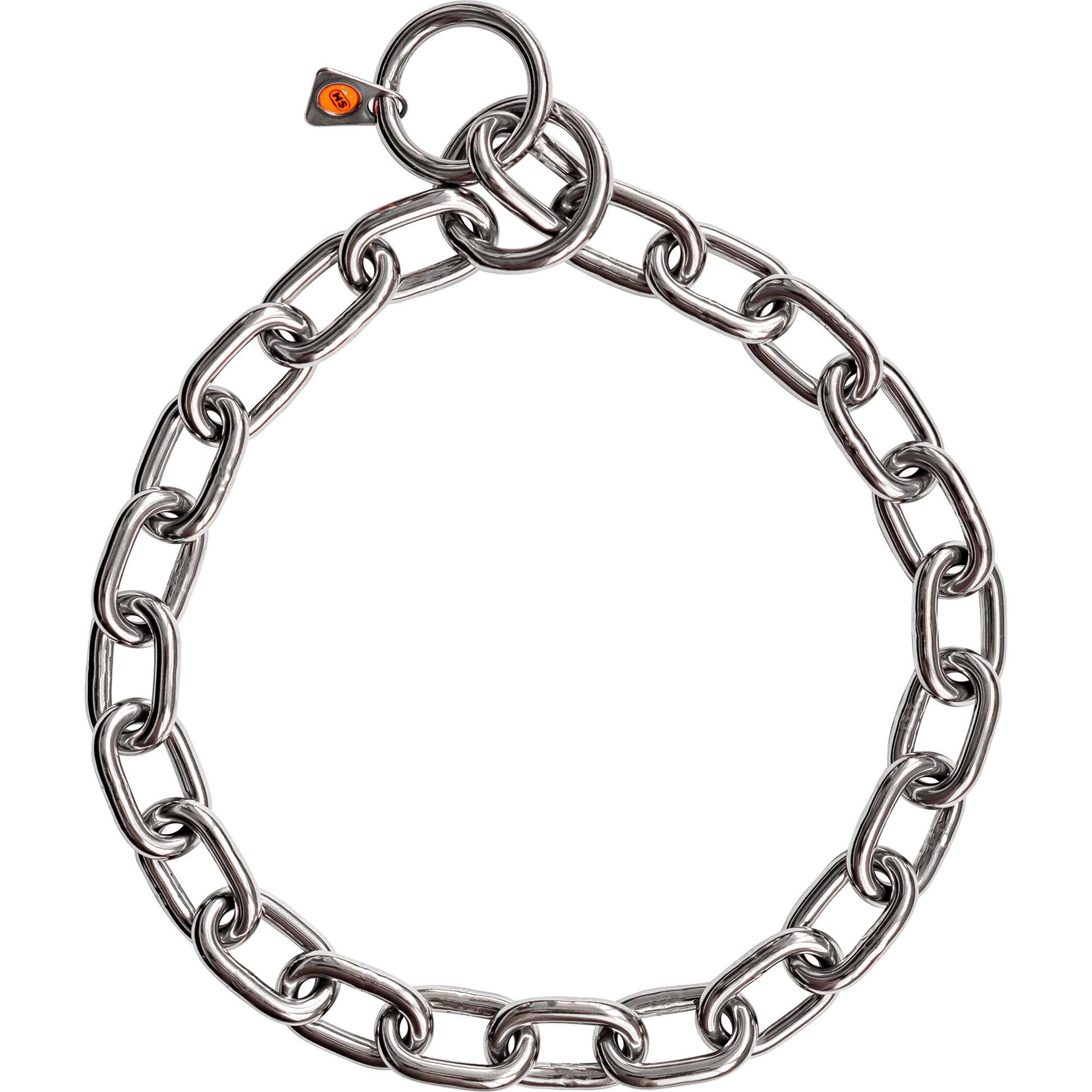 Herm Sprenger - Extra Strong Collar - Medium Links - Stainless Steel, 5 mm Gauge 5mm X 29" (73cm) Collars, Choke Chain Dog Collars Dogline