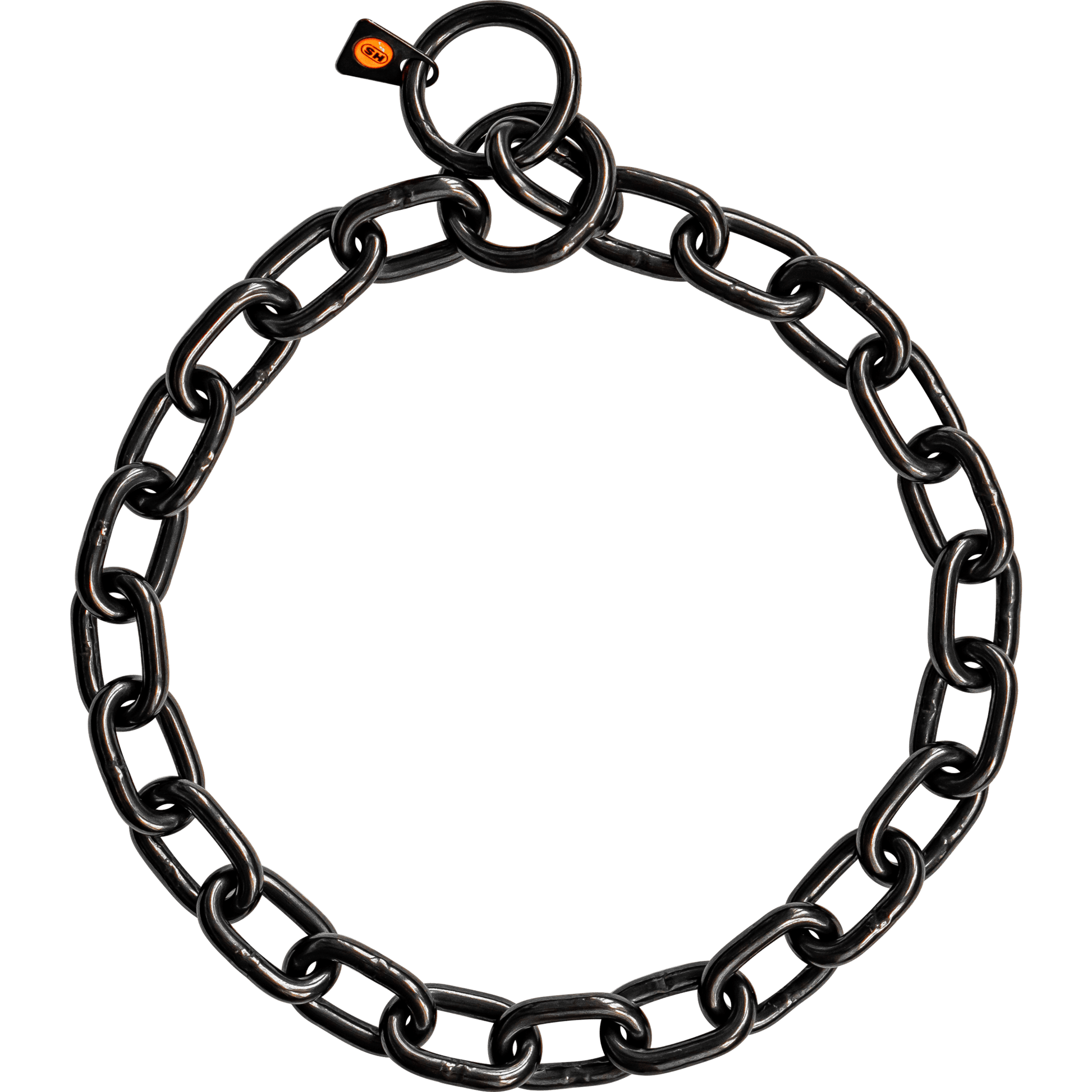 Herm Sprenger - Extra Strong Collar - Medium Links - Black Stainless Steel, 5mm Gauge 5mm X 29" (73cm) Collars, Choke Chain Dog Collars Dogline